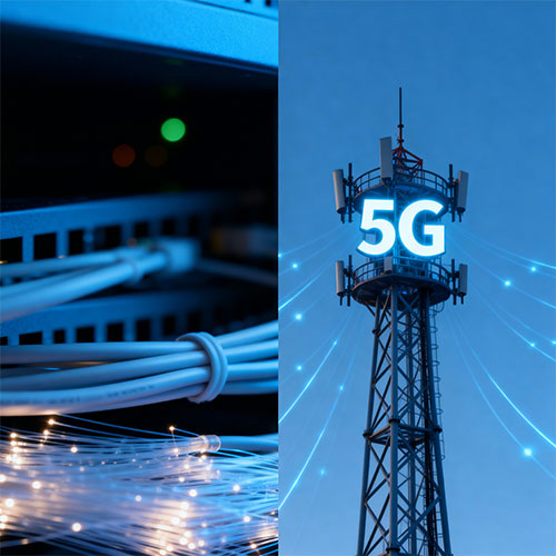 Glasvezel versus 5G voor zakelijk gebruik